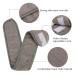 Adonop Spa Headband 9 Pack - Soft Adjustable Towel Set for Makeup and Skincare - Black/White/Gray - Buy Online on SooperMarket.com