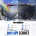 Buy KTEBO Ski Goggles for Men & Women | UV Protection Anti-Fog Mirrored | Perfect for Glasses Wearers - Silver Color - Buy Online on SooperMarket.com