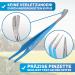 Bluepet 2-in-1 Tick Tweezers for Dogs Cats Horses & Humans - Stainless Steel Tick Remover with Case | Best Alternative to Tick Pliers & Agents - Buy Online on SooperMarket.com