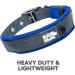 Black Rhino Comfort Collar | Super Soft Neoprene Dog Collar for All Breeds | Adjustable Reflective & Weatherproof (Large Blue/Black) - Buy Online on SooperMarket.com