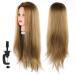 65 cm Friseur-Trainingskopf Hochtemperaturfaser flauschig und pflegeleicht f r Thermo-Styling.