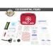 Swiss Safe 2-in-1 First Aid Kit (120 Piece) + Bonus 32-Piece Mini Kit - Compact & Lightweight for Emergencies at Home, Outdoors, Car, Camping, Workplace, Hiking & Survival - Buy Online on SooperMarket.com