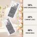 Cluster Lashes B25 D-8-16 MIX | Mega Volume Soft Fluffy Eyelash Extensions for DIY Individual Lash Clusters - C D Curl Option | 72 Clusters - B&Q - Buy Online on SooperMarket.com