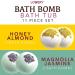 Fathers Day Gift: 10 Oversized Bath Bombs with Shea & Coco Butter, Dry Flower Petals, Multiple Fragrances - Rich Spa Bath Set in Cute Tub - Perfect Birthday Gift for Women and Men - Buy Online on SooperMarket.com