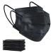 100Pcs Disposable Face Masks, Black Face Mask, 3 Ply Disposable Mask Adults 100 Pcs