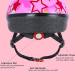 Asslen Kids Bike Helmet Set | Adjustable Toddler Helmet with Knee Elbow Pads | Sports Protective Gear for Boys Girls Ages 3-8 | Pink Star Design - Buy Online on SooperMarket.com