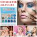 QIUFSSE Blue Eyeshadow Palette - 15 Colors Matte Glitter Blendable Eye Shadow Set for Women | Long Lasting Metallic Shades | Christmas Gift Idea - Buy Online on SooperMarket.com