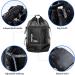 Hiturbo 22 Gallon Scuba Diving and Snorkeling Gear Backpack - Large Capacity Black Mesh Bag for Diving Equipment - Buy Online on SooperMarket.com