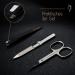 Yumaya Profi Nagelset 3 - Stainless Steel Nail Scissors Files & Tweezers | Compact Manicure Set for Men & Women | Rust-Free Nail Care Kit - Buy Online on SooperMarket.com