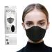 [Pack of 10-BLACK] NYBEE KF94 Mask Made in Korea for Adult, 4 Layer, Breathable, Lightweight, Comfortable Earloops, Premium