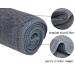 VIcolour Microfiber Face Cloth 12x12 Inch 12 Pack - Grey Makeup Remover & Facial Washcloths - Buy Online on SooperMarket.com