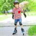 ECOO Adjustable Inline Skates with Light-up Wheels for Kids (Ages 4-12) - Blue - Large-Youth (3-6 US) | Beginner Roller Blades for Boys and Girls - Indoor and Outdoor Use - Buy Online on SooperMarket.com