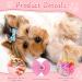 100-Piece Multicolor Dog Hair Bows with Rhinestone Pearls - Cute Girl Puppy Accessories for Pet Grooming - Buy Online on SooperMarket.com
