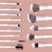 Nicole Miller New York 14pc Complete Makeup Brushes Collection with Zipper Bag Snow Pearl White Ideal Present or Any Occasions Great for Beginners to Professionals - Buy Online on SooperMarket.com