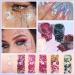Body Glitter Gel | Natural Soft Shiny Makeup | Long Lasting Face & Hair Glitter | Lightweight Liquid Eyeshadow - 01# White - Buy Online on SooperMarket.com