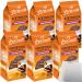Brandt Genuss Zwieback Dark Chocolate 6-pack (6x200g bags) + usy Block
