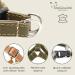 Dogissimi Leather Dog Harness | Adjustable Ergonomic Dog Harness for Small & Medium Dogs | Handmade in Italy | Military Style (M) 41-51 cm - Buy Online on SooperMarket.com
