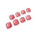 Brishow Artificial Toenails - 24pcs Acrylic Stick-On False Nails for Women & Girls | International Shipping Available - Buy Online on SooperMarket.com