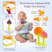 6-Pack Baby Teething Toys for Newborns | Freezer Safe Silicone Teethers for Infant and Toddler Gums | Perfect Baby Gift - Buy Online on SooperMarket.com