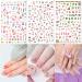 Konsait Mixed Nail Stickers (1200+ Designs) - Flower Animal/Fruit/Mermaid 3D Nail Art Decals for Women, Girls, Kids - Self-Adhesive Tips for Birthday Party Favors - Buy Online on SooperMarket.com