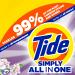 Tide Simply Clean & Fresh Liquid Laundry Detergent - Berry Blossom Scent 89 Loads 117 fl oz | International Shipping Available - Buy Online on SooperMarket.com