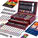 175 Piece Deluxe Art Set with Acrylic Paints and Drawing Pads in Wooden Case - Professional Art Kit for Adults, Teens, and Artists - Cherry - Buy Online on SooperMarket.com