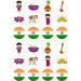 24 edible India childrens party decorations Iced/Icing Cupcake Topper Edible Fairy Cake Bun Toppers Round - Buy Online on SooperMarket.com