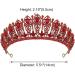 Red Queen Crown Headband for Prom, Quinceanera, Wedding - AW BRIDAL - Buy Online on SooperMarket.com