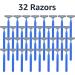 Amazon Basics Twin Blade Disposable Razors - 32 Count with Rubber Grip - Buy Online on SooperMarket.com