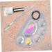 minkissy 1 Set Palette Nail Paint Display Boards Manicure Art Tools Manicure Display Boards Manicure Paint Trays Nail Display Racks Nail Art Tools Nail Polish Mixed Board Stainless Steel 12.5X9.5X1.5CM Silver - Buy Online on SooperMarket.com