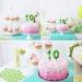 10th Birthday Number Candles - Happy Birthday Cake Topper Decoration in Green - Buy Online on SooperMarket.com