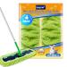 KEEPOW Reusable XL Mop Pads Compatible for Swiffer XL Sweeper X-Large Dry Sweeping Cloths Wet Mopping Cloths Washable Microfiber XL Wet Pads Refills for Surface/Hardwood Floor Cleaning 4 Pack