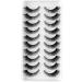 Shop 3D False Lashes - Handmade Natural Look Fluffy Strip Lashes | 10 Pairs Multipack - Buy Online on SooperMarket.com
