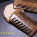 Comb Vintage Sandalwood Comb Gold Wire Sandalwood Bar Comb Handmade Beard&Hair Combs for Women Natural Beautiful Wood Tooth wooden comb - Buy Online on SooperMarket.com