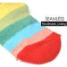 EPEIUS Kids Girls' 5 Pack Seamless Rainbow Stripes Crew Socks - Size Medium, Assorted Colors - Buy Online on SooperMarket.com