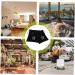 Gogogmee 2pcs Storage Bag Mini Suitcase Hair Dryer Storage Pouch Drawstring Closure Cover Flocking Cloth - Buy Online on SooperMarket.com