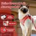 Supet Soft Cat Dishes & Vest | Stylish Red Cat Apparel for Kittens & Small Dogs (Chest 26-32 cm) - International Shipping - Buy Online on SooperMarket.com