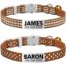 Tagme cat neck band with name cat necklace with address cat necklace with safety closure brown 2 pack 18cm-30cm (2 Pack) brown