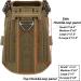 Icefang Tactical Dog Harness - Large, Reflective Brown - 2X Metal Buckle, MOLLE Vest with Handle, Front Leash Clip - No Pulling, Hook and Loop Panel - Best for Working Dogs - Buy Online on SooperMarket.com