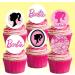 24 x Pre-Cut Barbie 7 Edible Stand up Wafer/Rice Paper Cupcake Cake Toppers Birthday Party Pink Decorations - Buy Online on SooperMarket.com
