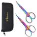 Harams Set of Nail & Cuticle Scissors Multipurpose Toenail Beauty Scissor for Manicure Pedicure Eyebrows False Eyelash Nose Beard Mustache Hair Trimming Scissors 2 Nail & Cuticle Scissors