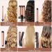5 in 1 Wand Curling Iron Set - Kinked Curls Flat Iron & 3 Ceramic Barrels - Fast Heat Rose Gold Hair Waver Curler - Buy Online on SooperMarket.com