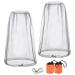 Mosquito Head Net 2pcs Face Mesh Cover Large Head Protecting Net for Outdoor Protect from Fly Screen Mosquito Gnat Bug
