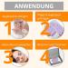 Amathings Reusable Silicone Eye Pads - Anti-Aging Tear Bags & Wrinkles Relief | 100% Eco-Friendly | 2 Pairs in Quality Storage Box - Buy Online on SooperMarket.com