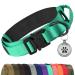 Joytale Tactical Dog Collar | Dog Collar with Handle | Dog Collar Large Dogs with QR Code Dog Tag Turquoise XL XL Turquoise