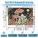 Mushroom Flower Butterfly Skeleton Moon Diamond Painting Kit - 6 Pack DIY 5D Full Drill Diamond Art Set for Adults | Gem Craft and Home Decor - 12x16inch - Buy Online on SooperMarket.com