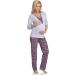 Be Mammy Women's Nursing Pyjama Set, Size S Melange - Comfortable Maternity Sleepwear - Buy Online on SooperMarket.com