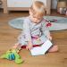 SIGIKID 42300 Squeaky Dino Red Stars - Soft Baby Toy for Girls & Boys Recommended from Birth - Perfect Gift - Buy Online on SooperMarket.com