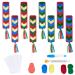 FREEBLOSS 8 Set Plastic Canvas Bookmark Kit Plastic Mesh Canvas Sheets for Embroidery Plastic Mesh Sheets for Embroidery Crafting, Knit and Crochet Projects