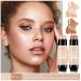 ONLYOILY 2 Pcs Contour & Highlighter Stick Set with Brush | Longwear Foundation & Bronzer | Smooth & Easy Blending Face Makeup - Buy Online on SooperMarket.com